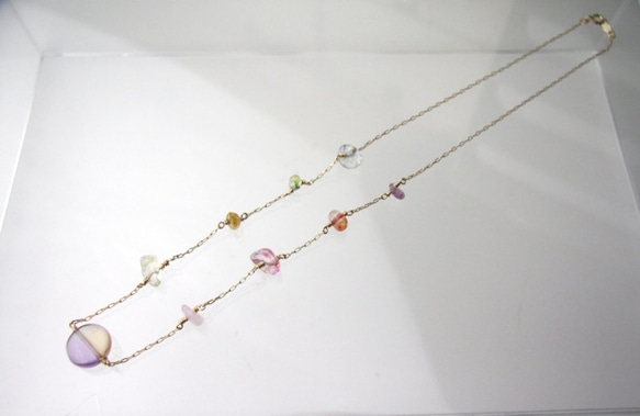 Sunset Colors Necklace 14KGF 1枚目の画像