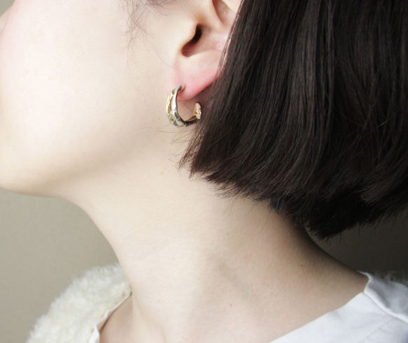 Melting pierced earrings/メルティングピアス 5枚目の画像