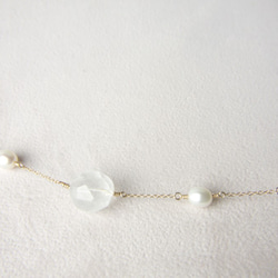 White Snow Necklace K14GF 4枚目の画像