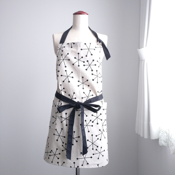 前リボンのエプロン＊アスタリスク エプロン watamofu 通販 9877637