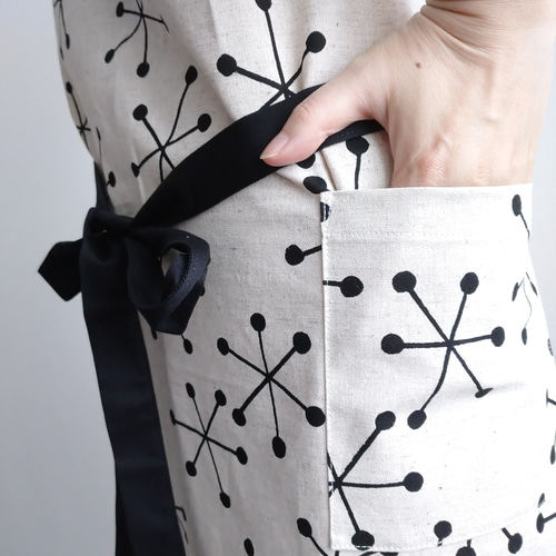 前リボンのエプロン＊アスタリスク エプロン watamofu 通販 9877637