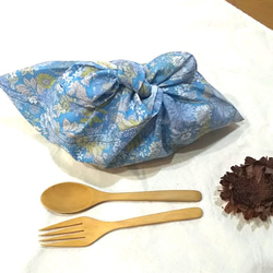 【新作✨】お花のお弁当包み✨あずま袋(東袋) 2枚目の画像
