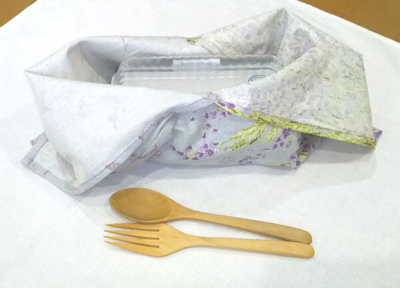 【再販3】お花柄のお弁当包み✨あずま袋(東袋) 3枚目の画像
