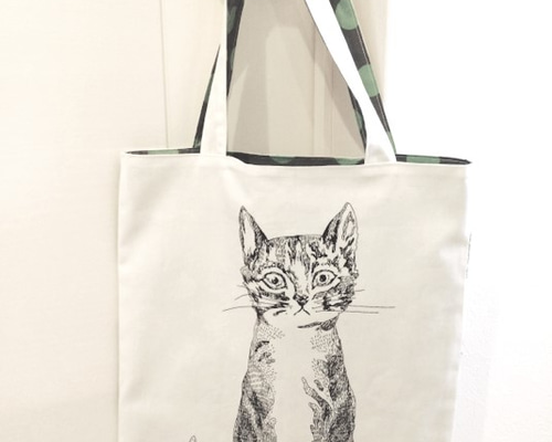ドットねこ　トートバッグ 金子 潤 | トートバック 「猫」 – good stuff