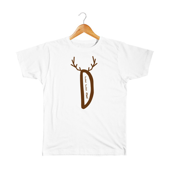 deer キッズTシャツ 1枚目の画像