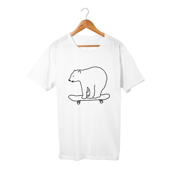 Skate Bear Tee(5.6oz) Tシャツ takesick 通販 1439111｜Creema(クリーマ)