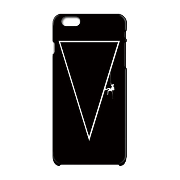 Climbing #6 iPhone case(Black) 1枚目の画像