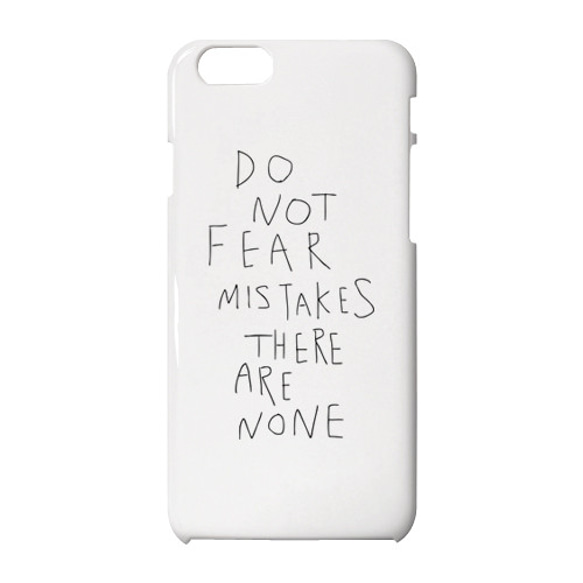Do not fear mistakes. There are none. iPhone case 1枚目の画像