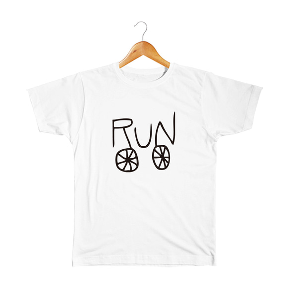 Run キッズTシャツ 1枚目の画像
