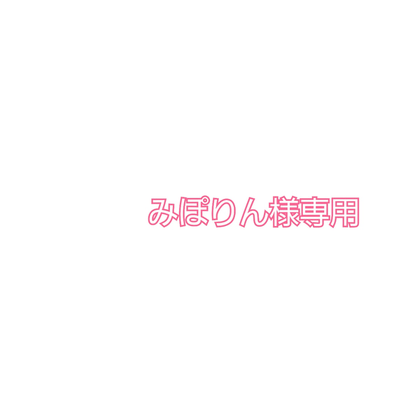 《みぽりん様専用》追加料金 1枚目の画像