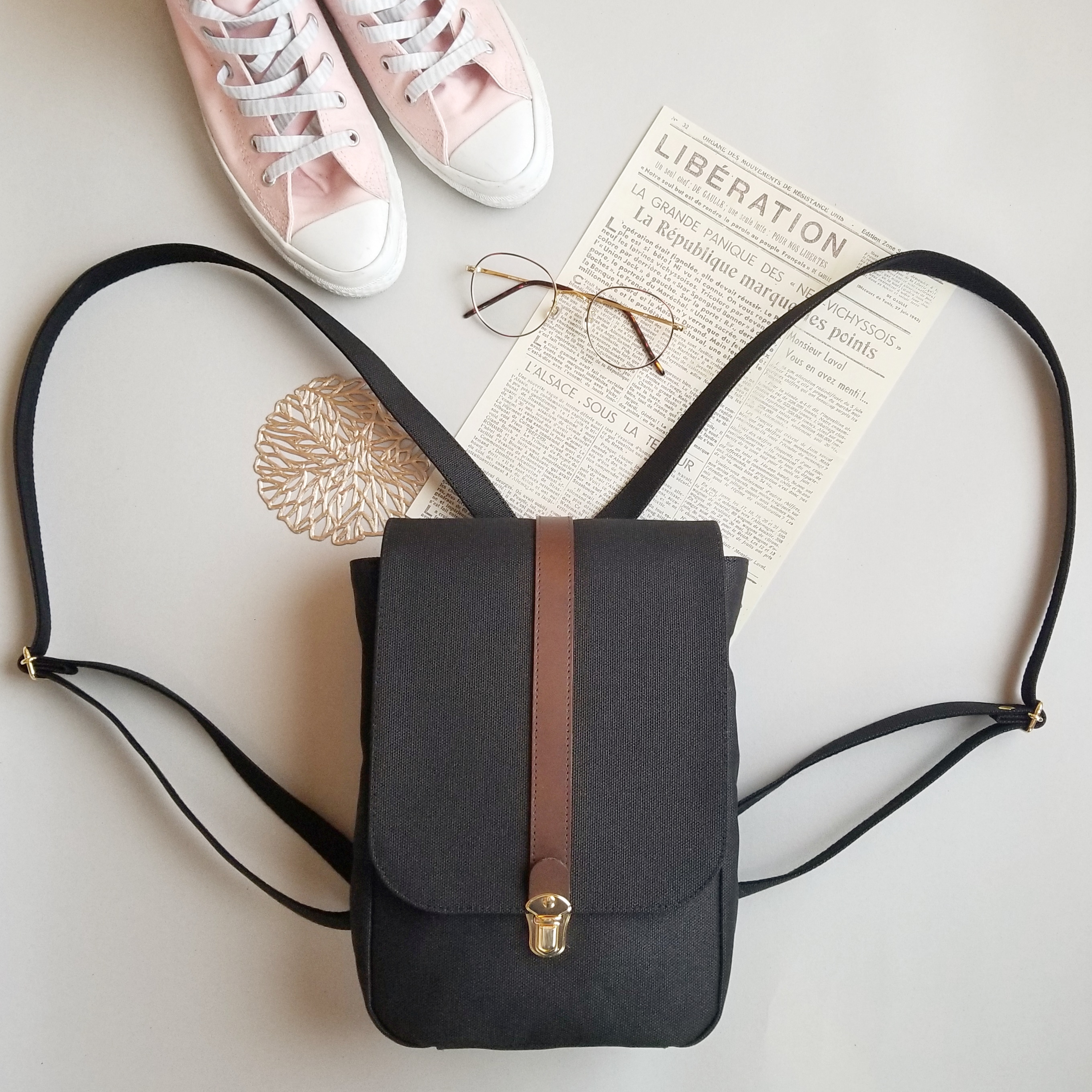 倉敷帆布のミニリュック〈chic〉