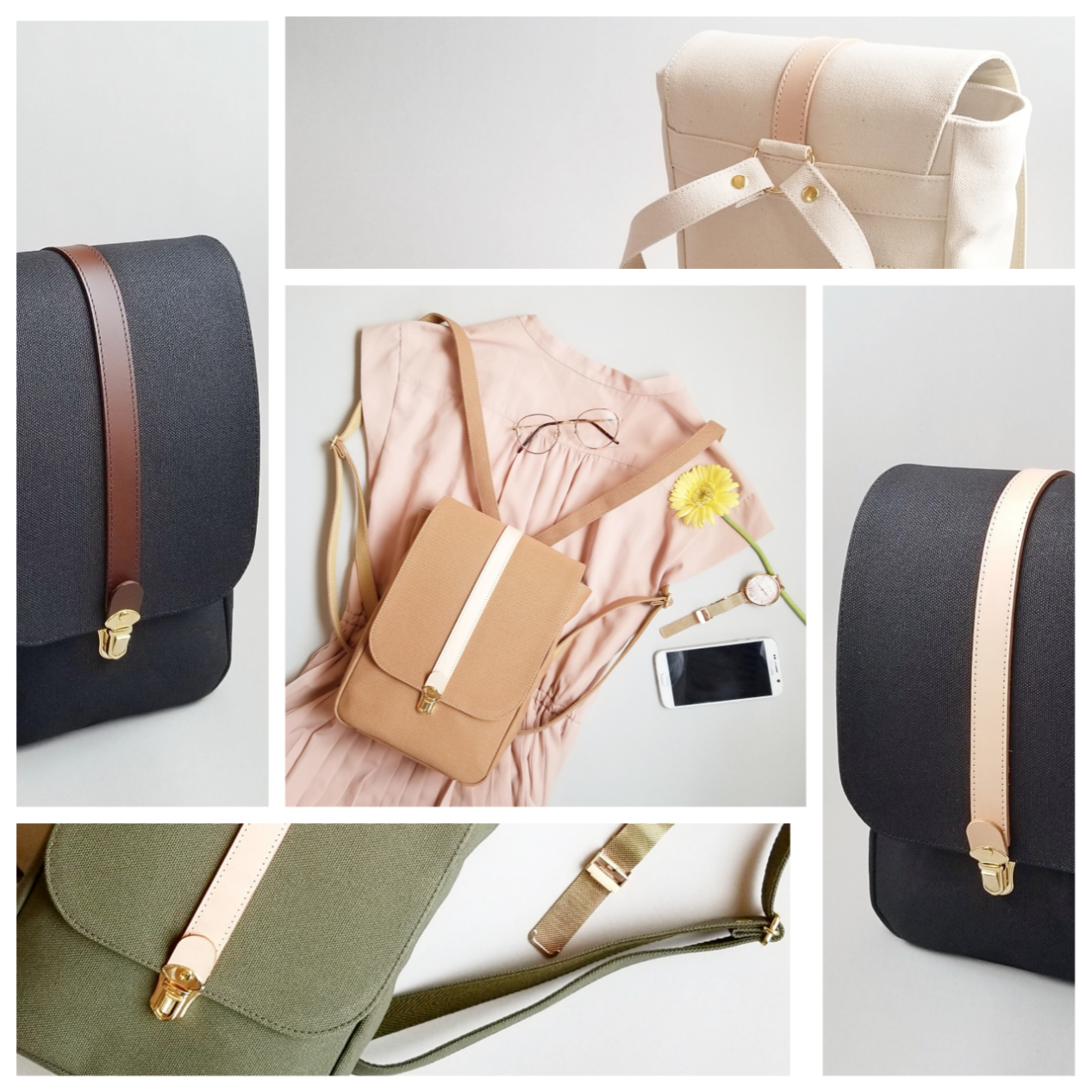 倉敷帆布のミニリュック〈chic〉