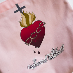 裏地付きトートバッグ＊Sacred Heart 2枚目の画像