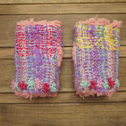 鮮やかな手織りのノーカラージャケット さをり織り ジャケット Tailor