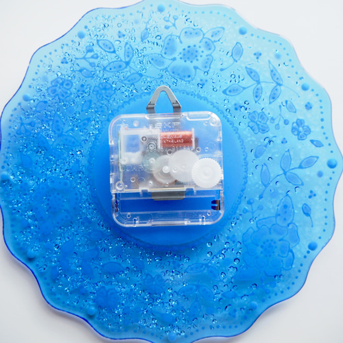 電波時計変更可♪【即納】レースの様に繊細なお花模様のフリル時計（M