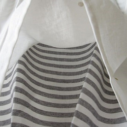 綿麻１００％♪キラキラ☆ラメシャツ（ホワイト） 2枚目の画像