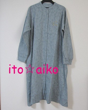 薄手☆胸にキラキラデザイン☆インド綿ワンピース☆♪