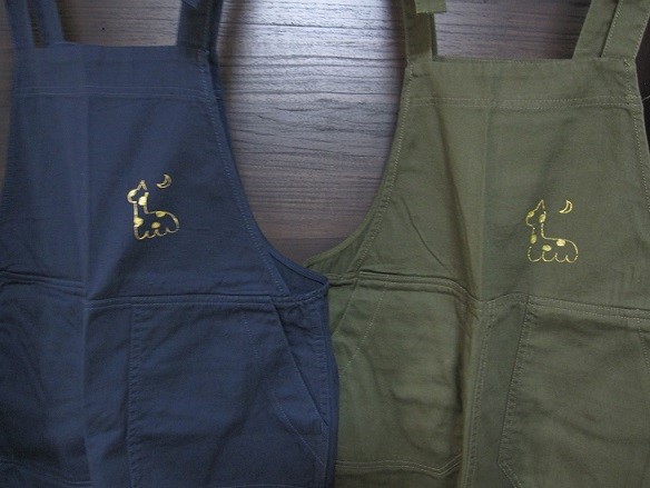 ☆SALE☆(カーキ♪)きらきらキリンサロペット☆☆