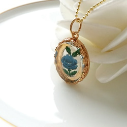 「Creema限定」** Vintage.Blue.Rose.Intaglio.s  **＊(Happy&Swaro) 1枚目の画像