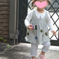 子供服　チュニックワンピース  90cm 1枚目の画像