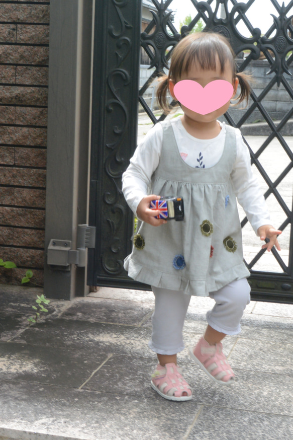 子供服　チュニックワンピース  90cm 1枚目の画像