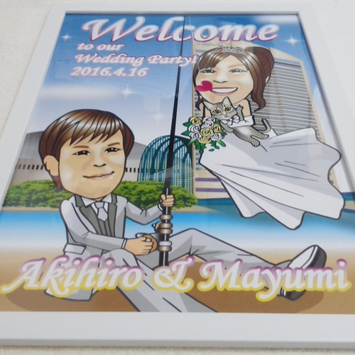 2名さま　A3サイズ【似顔絵オーダー】 1_75529303846e68ca9cbad1d61cbf