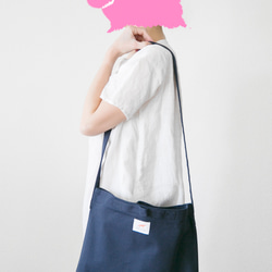 2 way tote navy 4枚目の画像