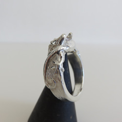 Nihonyamori Ring Iemori&#39;s ring silver925 爬行動物愛好者 吉祥和幸運符 [定做] 第7張的照片