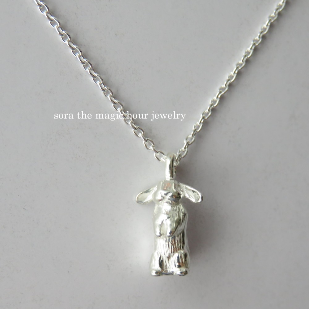 ホーランドロップイヤーのネックレス　たっち　silver925【受注生産】