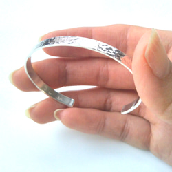 簡約銀手鐲 錘紋手鍊 Silver925 錘紋手鍊 【訂做】 第2張的照片