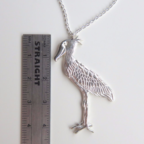ハシビロコウ ネックレス（L） Shoebill necklace リアルで大人