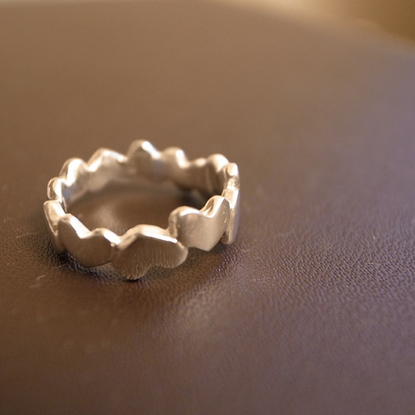 心型戒指 ♥ 小指戒指 日常使用的銀飾品 [訂製] 第1張的照片