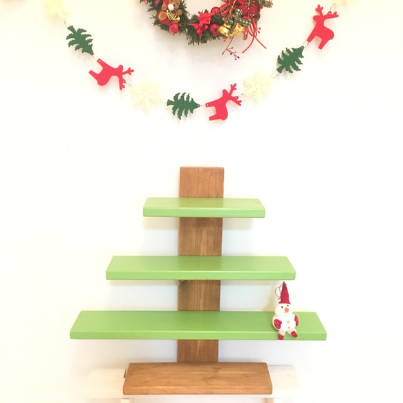 クリスマスツリー シェルフ✨ 1枚目の画像