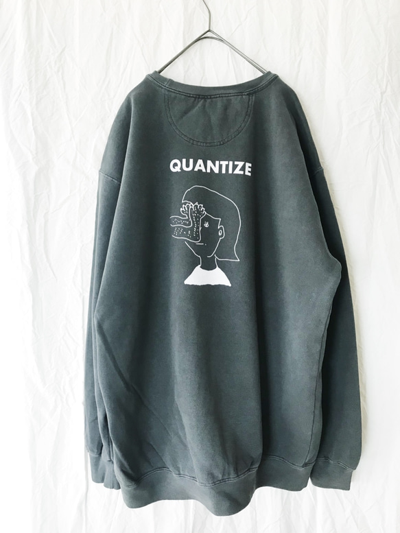 ・ラスト・QUANTIZE イラストガーメントダイスウェット XL ペッパー 1枚目の画像