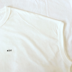 xic レディースTシャツ 　ホワイト 2枚目の画像