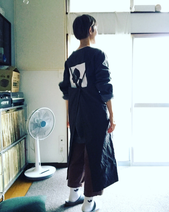 ・ 定做 ・ Hosohimo Apron Black（預計完成時間：4 月初） 第2張的照片