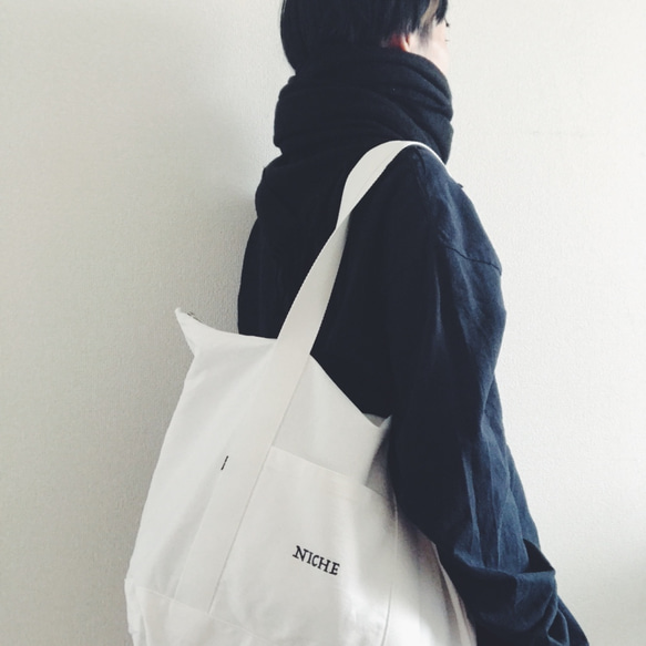 NICHE BAG 50　オフホワイト 3枚目の画像