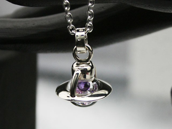 Saturn L Pendant　Ｖｉｏｌｅｔpink  Color ～永遠的愛～ 第3張的照片