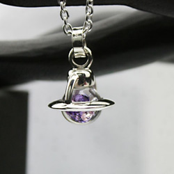 Saturn L Pendant　Ｖｉｏｌｅｔpink  Color ～永遠的愛～ 第5張的照片