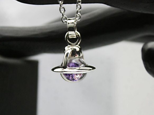 Saturn L Pendant　Ｖｉｏｌｅｔpink  Color ～永遠的愛～ 第5張的照片