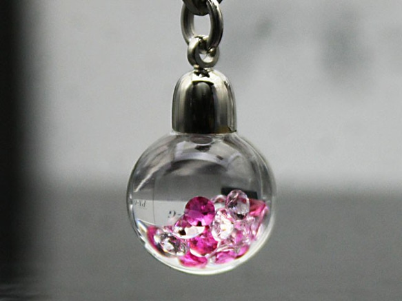 Bijou glass Ball Pendant 紅色 限定特別價格 第1張的照片