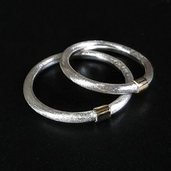 K18Gold ＆Silver Ring 第3張的照片