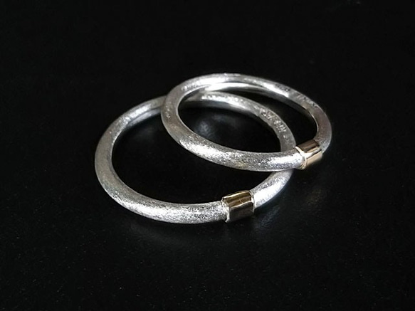 K18Gold ＆Silver Ring 第3張的照片
