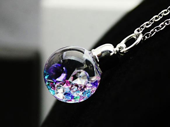 新作Bijou glass Ball Pendant L 　晶透系彩色 第1張的照片