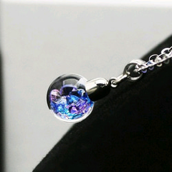 Bijou glass Ball Pendant 藍・紫・粉紅・冰藍色 第3張的照片