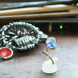 K18YG新作Bijou glass Ball Ring 5枚目の画像