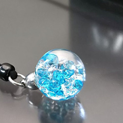 Bijou glass Ball Pendant L ウルトラマリンブルーカラー　送料無料 8枚目の画像