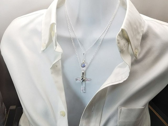 【2019年福袋(Creema限定)】Cross S Pendant & オーロラロザリオ2点セット　送料無料 004 4枚目の画像