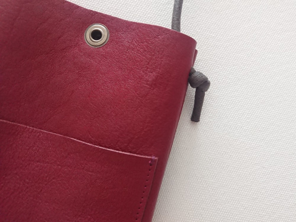 annco leather mobile case [red] 4枚目の画像