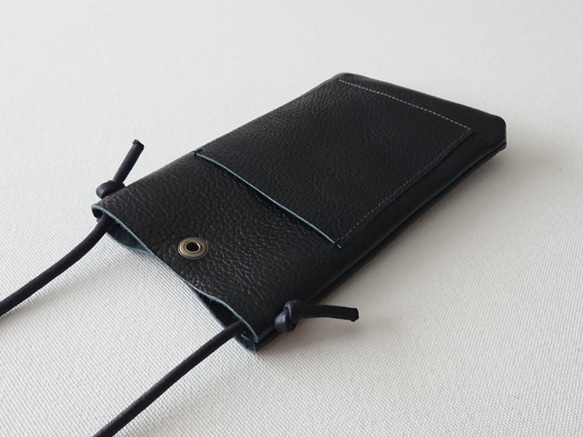 annco leather mobile case [black] 3枚目の画像